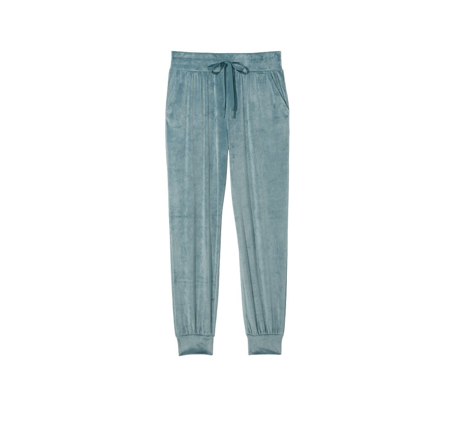 Велюровий костюм Вікторія Сікрет Ribbed Velour Hoodies Jogger French Sage