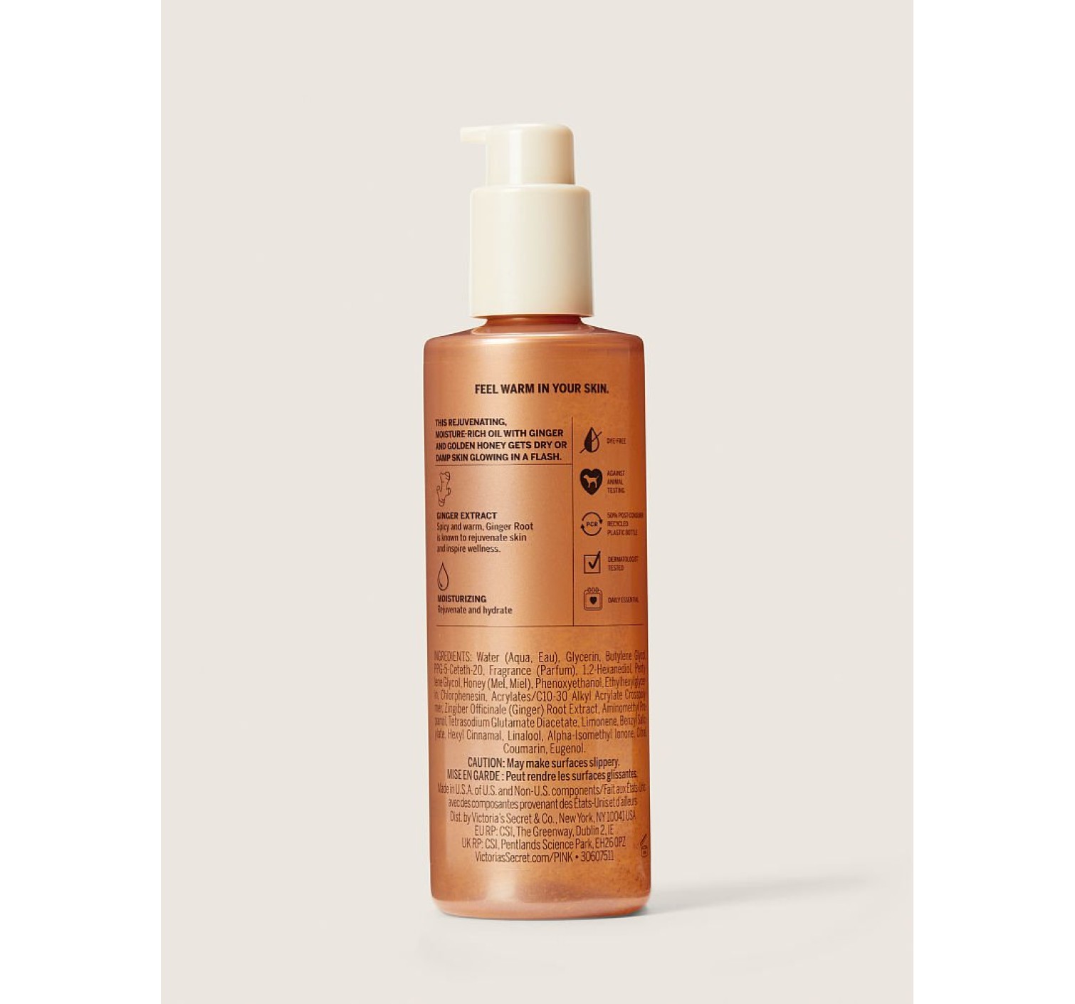 Honey Ginger Body oil Victoria’s Secret - масло для тела