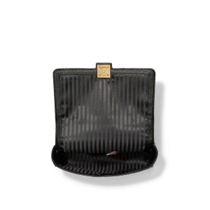 Сумка Crossbody Mini Logo Victoria Black Noir Patchwork