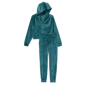 Велюровий спортивний костюм Вікторія Сікрет Diamanté Inset Velour Deepest Green