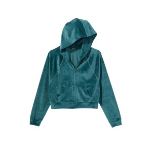 Велюровий спортивний костюм Вікторія Сікрет Diamanté Inset Velour Deepest Green