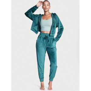 Велюровий спортивний костюм Вікторія Сікрет Diamanté Inset Velour Deepest Green