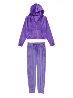 Велюровий спортивний костюм Вікторія Сикрет Brilliant Purple Velour