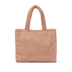 Сумка Victoria’s Secret Cozy Plush Fleece Tote Bag Sherpa Warm Brown