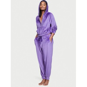 Велюровий спортивний костюм Вікторія Сикрет Brilliant Purple Velour