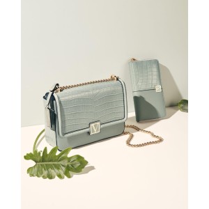 Кросс-боди Виктория Сикрет Medium Shoulder Bag Skyflower Croc