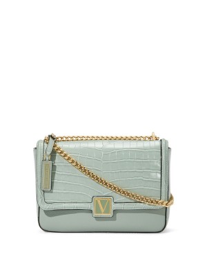 Кросс-боди Виктория Сикрет Medium Shoulder Bag Skyflower Croc