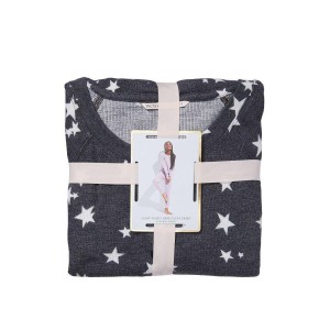 Пижама Glow Waffle Henley and Jogger Set Print stars
