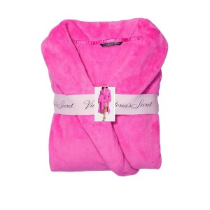 Плюшевый Халат Victoria's Secret Plush Long Robe Summer Pink