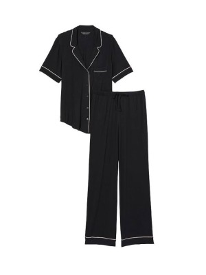 Піжама Victoria's Secret Black Modal Short Pj Set