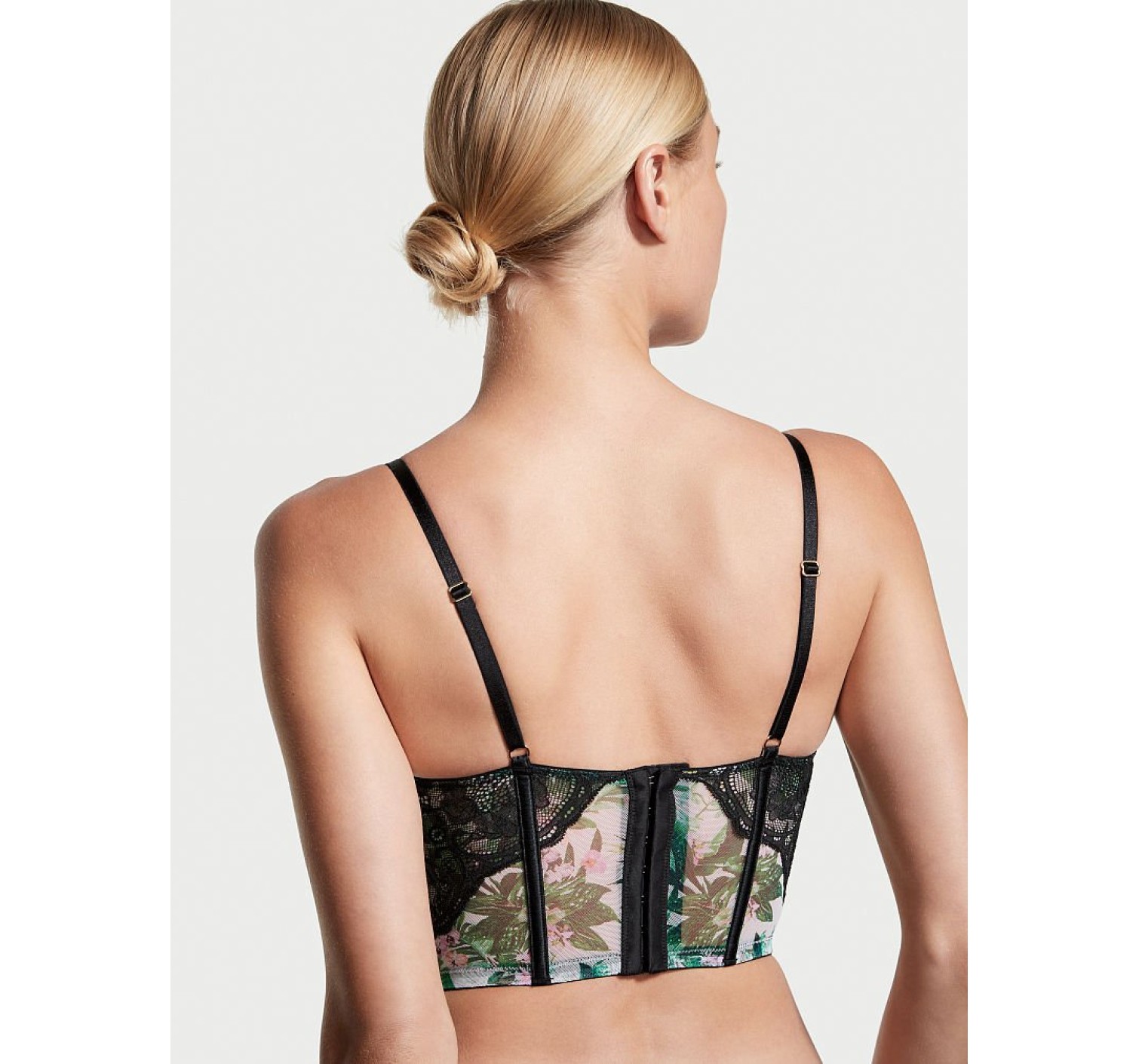 Комплект белья Very Sexy Rhinestone Chain Strap Push-Up Corset Top