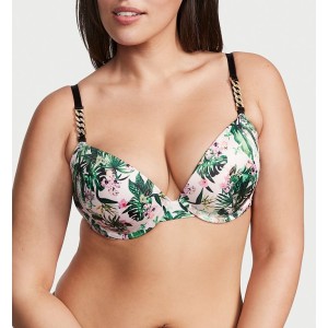 Бюст Rhinestone Chain Strap Push-Up Bra