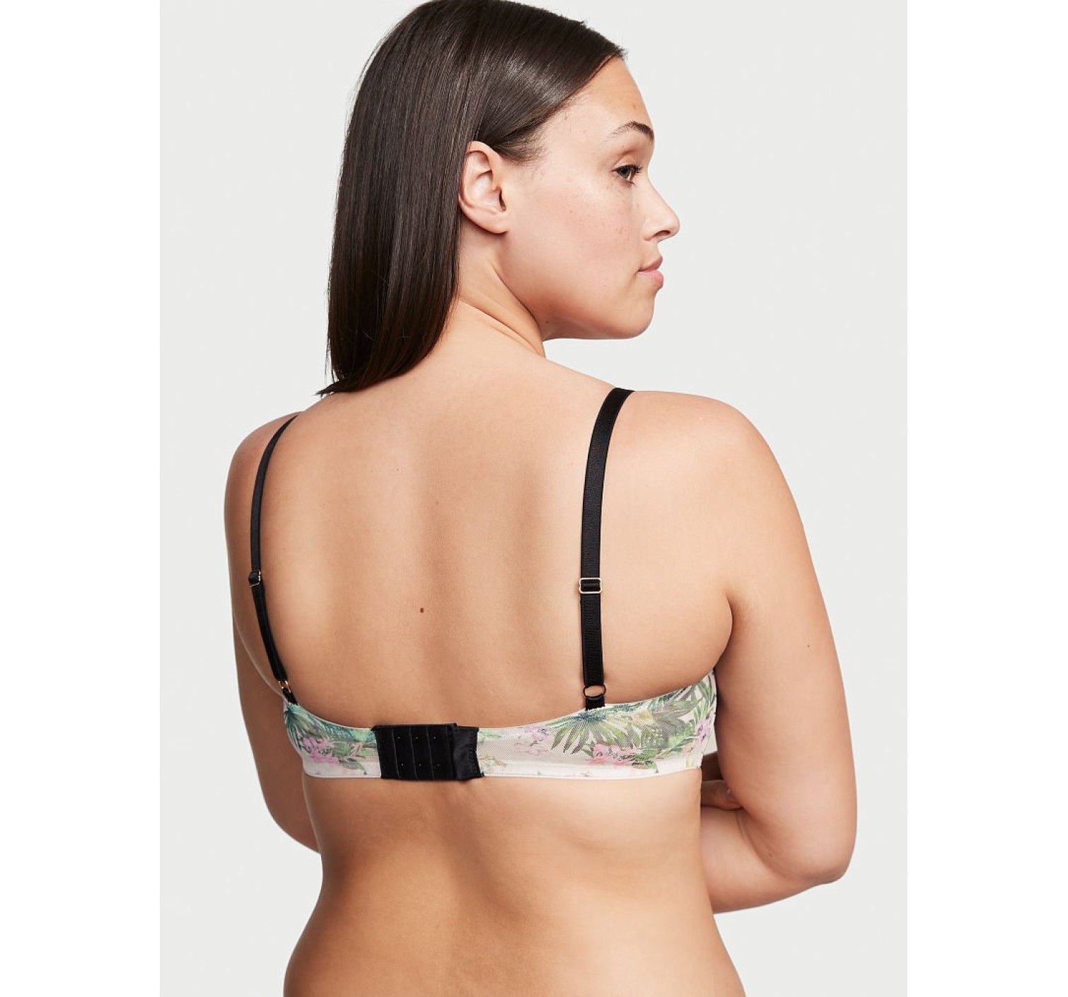 Бюст Rhinestone Chain Strap Push-Up Bra