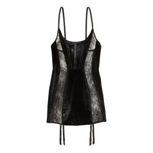 Пеньюар Victoria’s Secret  Black Velvet & Black Lace Babydoll