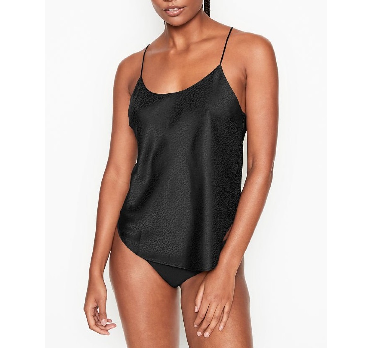 Піжама VS Cami Short PJ Set Satin Black