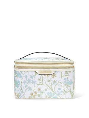 Б'юті кейс Victoria Secret Train Case Ivory Bouquet print