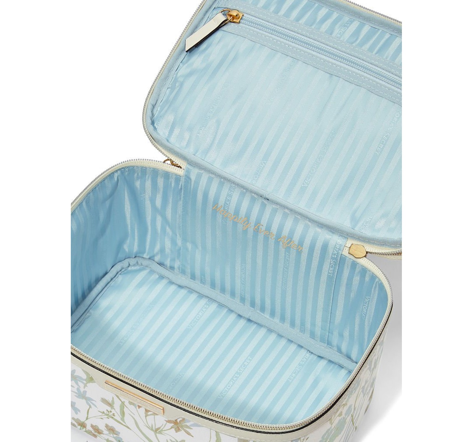 Бьюти кейс Victoria’s Secret Train Case Ivory Bouquet print