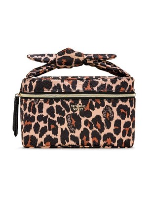 Б'юті кейс Victoria's Secret Leopard Runway Train Case