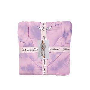 Пижама Victoria Secret Modal Long PJ Set Purple Tie Dye