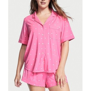 Пижама Victoria’s Secret Modal Short PJ Set Pink Hearts