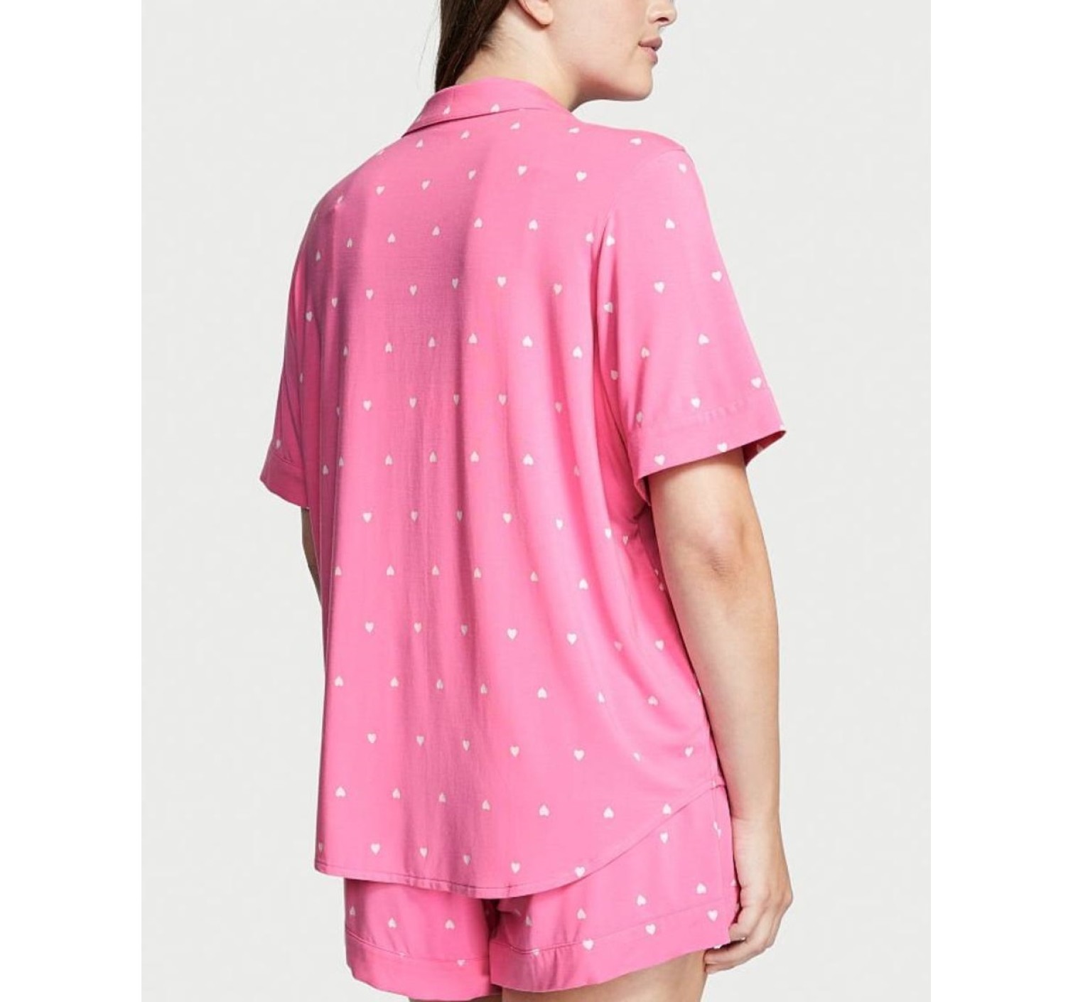 Пижама Victoria’s Secret Modal Short PJ Set Pink Hearts