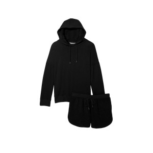 Пижама Plush Fleece Long-Sleeve Modal PJ Set Black