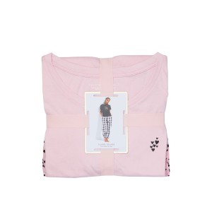 Піжама Victoria's Secret Cotton & Flannel Tee-jama Set Babydoll Tiny Hearts