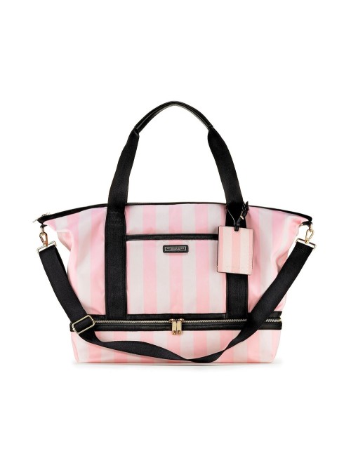 Сумка Victoria's Secret The VS Getaway Overnight Bag Signature Stripe