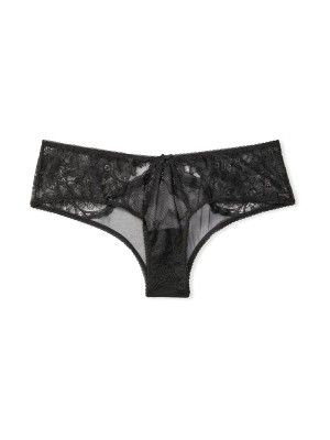 Трусики чики Victoria's Secret Very Sexy Black lace Cheeky panty