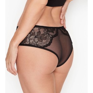 Трусики чики Victoria's Secret Very Sexy Black lace Cheeky panty