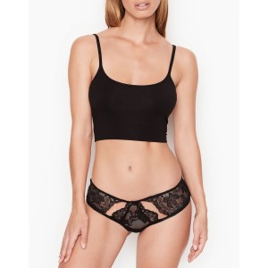 Трусики чики Victoria's Secret Very Sexy Black lace Cheeky panty