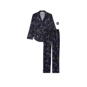 Пижама Victoria’s Secret Flannel Long PJ Set Stars print