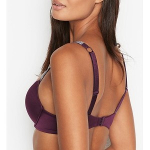 Бюстгальтер Victoria’s Secret Embellished Strap Push-up Bra Bordo