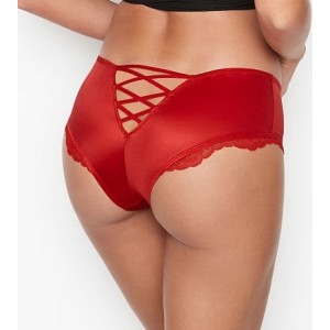 Трусики чіки Victoria's Secret Very Sexy Cheeky panty Lipstick lace