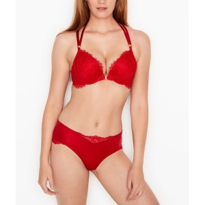 Трусики чіки Victoria's Secret Very Sexy Cheeky panty Lipstick lace