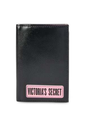 Обкладинка для паспорту Victoria's Secret Black VS logo