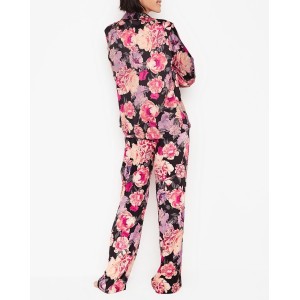 Піжама Victoria's Secret Satin Long PJ Set Floral print