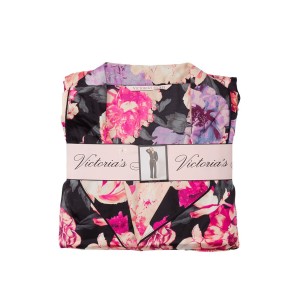 Піжама Victoria's Secret Satin Long PJ Set Floral print