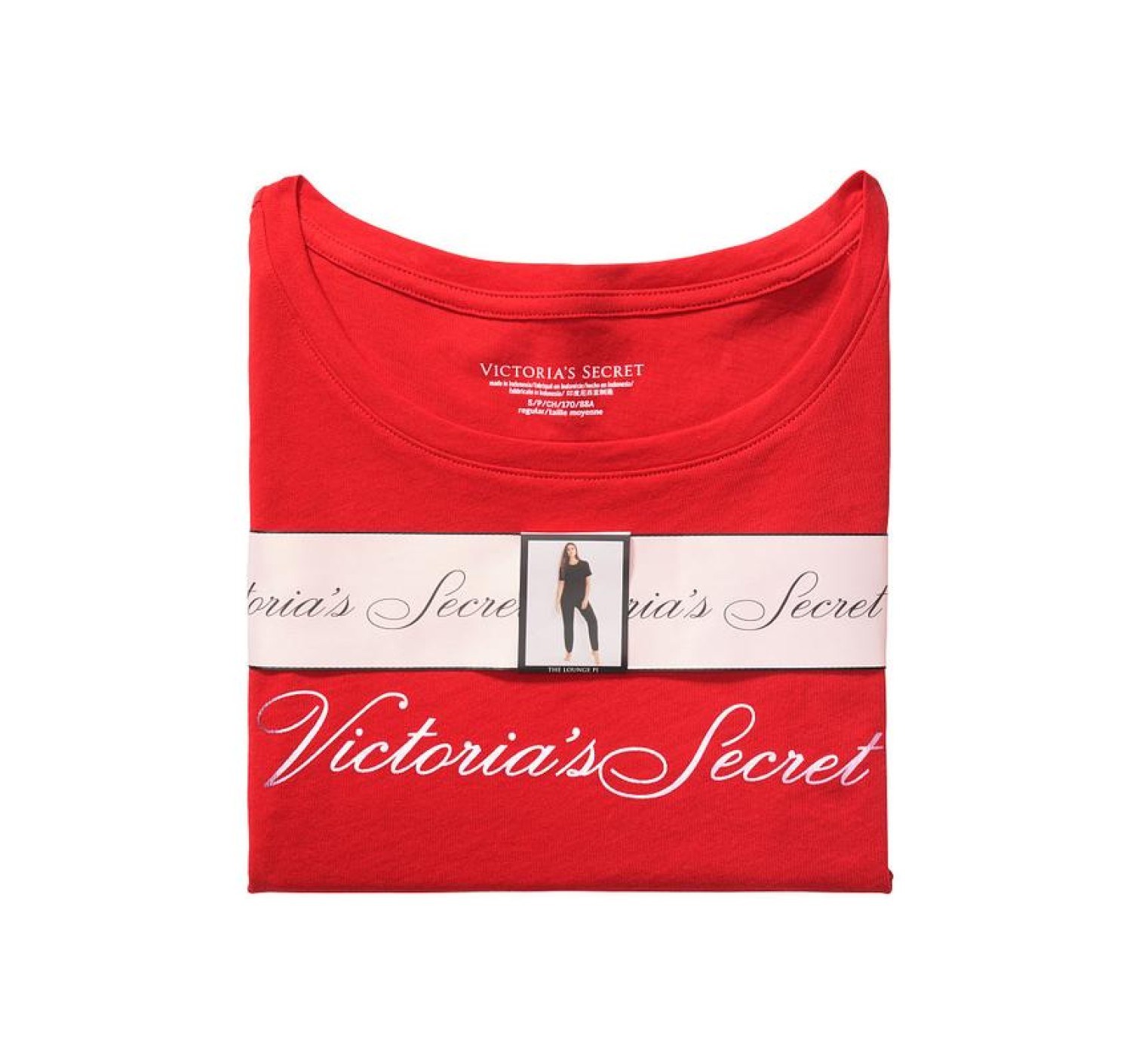 Піжама Victoria's Secret Red Cotton & Flannel Long Lounge PJ Set