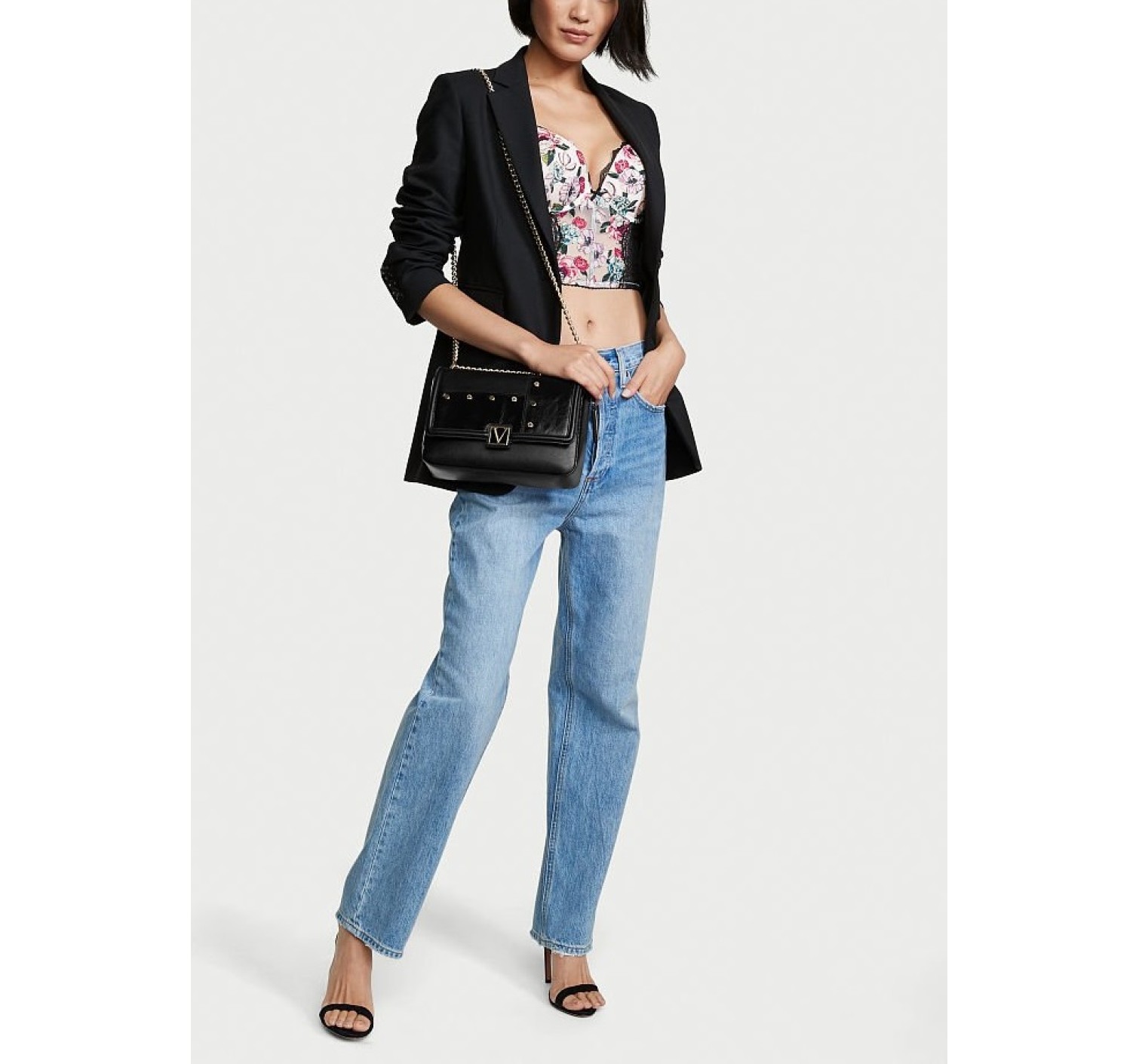 Крос-боді The Victoria Medium Shoulder Bag Stud Mix