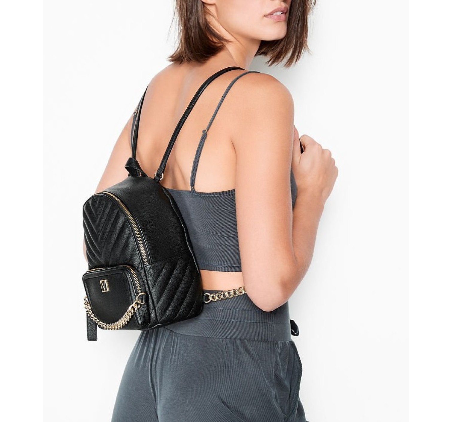 Рюкзак Victoria's Secret The Victoria Small Backpack Black