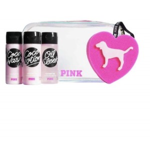 Подарунковий набір Victoria's Secret PINK COCO Gift Set Travel Pack Coconut Oil