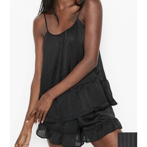 Піжама Victoria's Secret Black Short Cami PJ Set