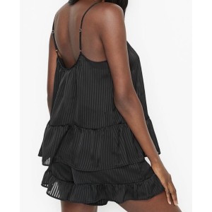 Піжама Victoria's Secret Black Short Cami PJ Set