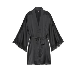 Халат Victoria's Secret Satin Lace Inset Robe