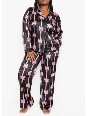 Пижама Victoria’s Secret Satin Long PJ Set large bowl