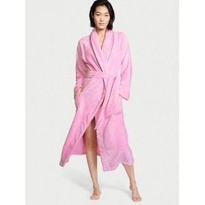 Халат Victoria's Secret Cozy Plush Long Robe Pink Flora