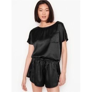 Піжама VS The Satin Oversized T-Shirt &amp; Petal Short PJ Set