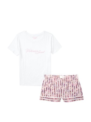 Пижама Victoria’s Secret Cotton Short Tee-jama