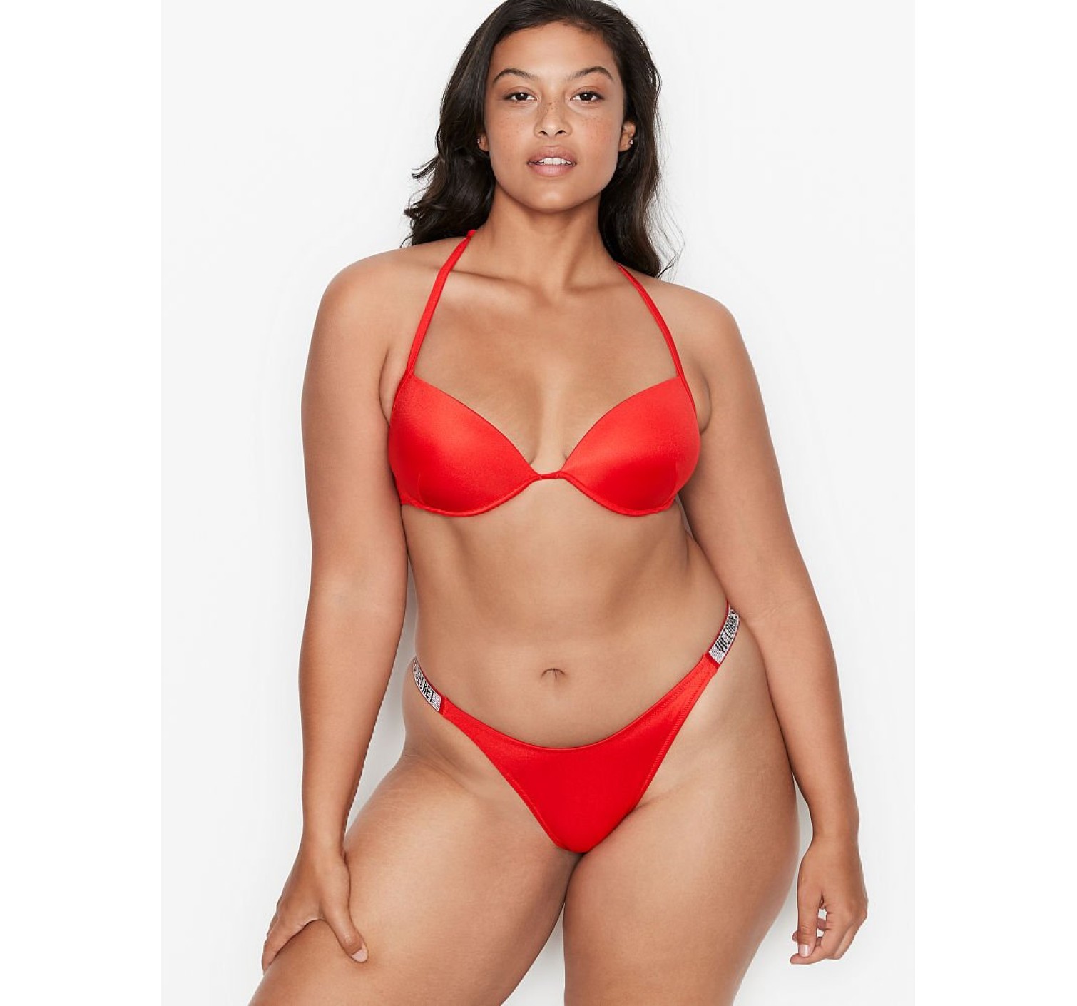 Купальник Swim Top VS push-up Shine Strap Back Lipstick